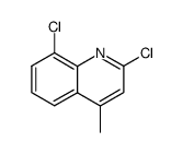 2,8-二氯-4-甲基喹啉结构式