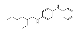 N-(2-ethylhexyl)-N'-phenyl-p-phenylenediamine Structure
