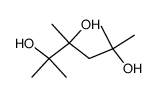 2,3,5-trimethyl-2,3,5-hexanetriol结构式