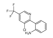 2-[3-chloro-5-(trifluoromethyl)pyridin-2-yl]aniline structure