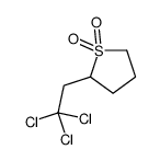 2-(2,2,2-trichloroethyl)thiolane 1,1-dioxide结构式