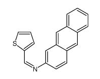 N-anthracen-2-yl-1-thiophen-2-ylmethanimine Structure