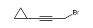 (3-溴-1-丙炔基)环丙烷结构式