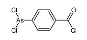 p-dichloroarsinobenzoyl chloride结构式