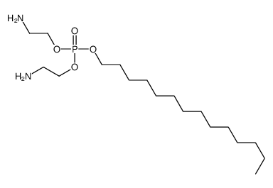 bis(2-aminoethyl) tetradecyl phosphate结构式