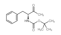 (3S)-boc-3-氨基-4-苯基-2-丁酮结构式
