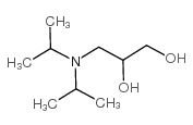 3-二异丙氨基-1,2-丙二醇结构式