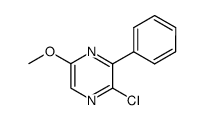 2-chloro-5-methoxy-3-phenylpyrazine Structure