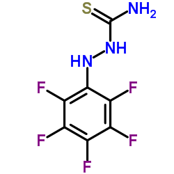 2-(Pentafluorophenyl)hydrazinecarbothioamide Structure