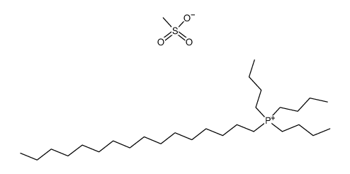 Tributylhexadecylphosphonium-methansulfonat Structure