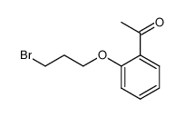 2-(3-bromopropoxy)acetophenone Structure