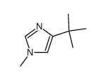 4-tert-butyl-1-methyl-1H-imidazole结构式