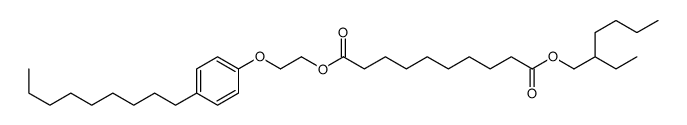 10-O-(2-ethylhexyl) 1-O-[2-(4-nonylphenoxy)ethyl] decanedioate Structure