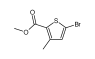 3-甲基-5-溴噻吩-2-甲酸甲酯结构式