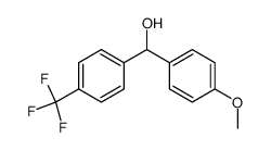 α-(4-methoxyphenyl)(4-trifluoromethyl)benzyl alcohol Structure