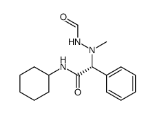 (R)-cyclohexyl-α-(2-formyl-1-methylhydrazino)phenylacetamide Structure