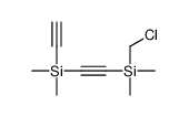 chloromethyl-[2-[ethynyl(dimethyl)silyl]ethynyl]-dimethylsilane Structure