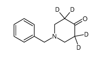 N-苄基-4-哌啶酮-d4结构式