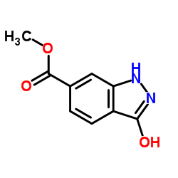 3-羟基-6-(1h)吲唑 羧酸甲酯结构式