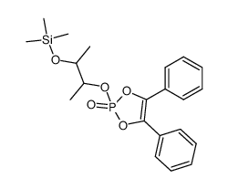 2-(1-Methyl-2-trimethylsilanyloxy-propoxy)-4,5-diphenyl-[1,3,2]dioxaphosphole 2-oxide Structure