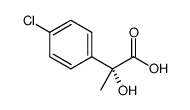 (r)-2-hydroxy-2-methyl(4-chlorobenzene)acetic acid Structure