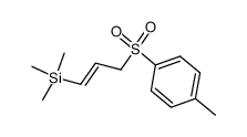 (E)-3-trimethylsilylprop-2-enyl p-tolyl sulphone Structure