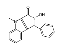 2-hydroxy-4-methyl-1-phenyl-1H-pyrrolo[3,4-b]indol-3-one结构式