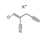 1,2-二氰基-3-羟基丙-2-烯钾盐结构式