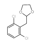 1,3-DICHLORO-2-(1,3-DIOXOLAN-2-YLMETHYL)BENZENE结构式