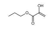 2-Propenoic acid, 2-hydroxy-, propyl ester (9CI) structure