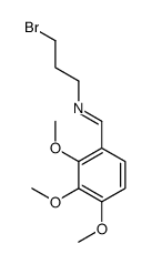 N-(3-bromopropyl)-1-(2,3,4-trimethoxyphenyl)methanimine Structure
