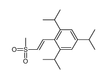 2-(2-methylsulfonylethenyl)-1,3,5-tri(propan-2-yl)benzene Structure