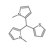 1-methyl-2-[(1-methylpyrrol-2-yl)-thiophen-2-ylmethyl]pyrrole Structure