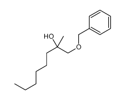 2-methyl-1-phenylmethoxyoctan-2-ol结构式