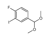4-(Dimethoxymethyl)-1-fluoro-2-iodobenzene Structure