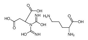 N,N-dicarbamoyl-L-aspartic acid, compound with L-ornithine (1:1)结构式