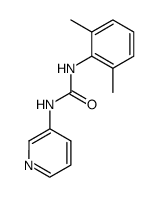 N-(2,6-dimethylphenyl)-N'-(3-pyridyl)-urea Structure