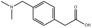 4-(二甲氨基甲基)苯乙酸盐酸盐结构式