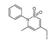2-Iodmethyl-4-methyl-N-phenyl-buta-1,3-dien-1,4-sultam Structure