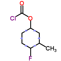 4-Fluoro-3-methylphenyl carbonochloridate Structure