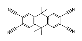 9,9,10,10-tetramethyl-9,10-dihydroanthracene-2,3,6,7-tetracarbonitrile结构式