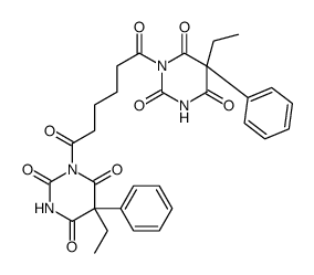 5-ethyl-1-[6-(5-ethyl-2,4,6-trioxo-5-phenyl-1,3-diazinan-1-yl)-6-oxohexanoyl]-5-phenyl-1,3-diazinane-2,4,6-trione Structure