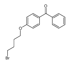 [4-(4-bromobutoxy)phenyl]-phenylmethanone结构式