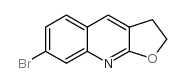 7-溴-2,3-二氢呋喃并[2,3-b]喹啉结构式