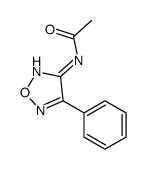 N-(4-phenyl-1,2,5-oxadiazol-3-yl)acetamide结构式