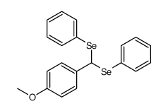 1-[bis(phenylselanyl)methyl]-4-methoxybenzene结构式