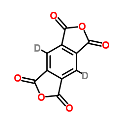 1,2,4,5-苯四羧二酸酐-D2结构式