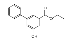 5-hydroxy-3-biphenyldicarboxylic acid ethyl ester Structure