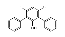3,5-dichloro 2,6-diphenylphenol Structure