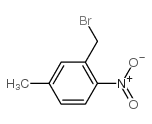 (2-溴甲基)-4-甲基-1-硝基苯结构式